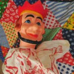 hand puppet king red a
